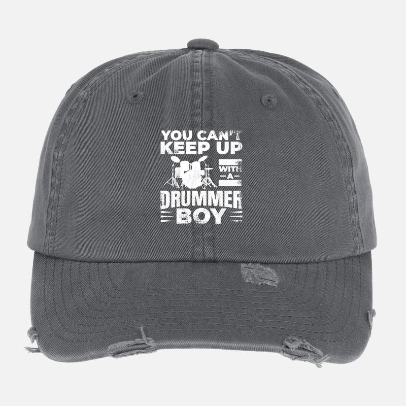 Drummer Junge Flexfit Vintage Destroyed Cap