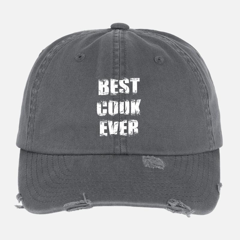 Meilleur chef de tous les temps Casquette vintage effet usé Flexfit