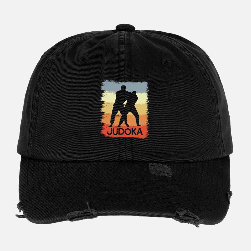 Judoka Sketch Flexfit Vintage Destroyed Cap
