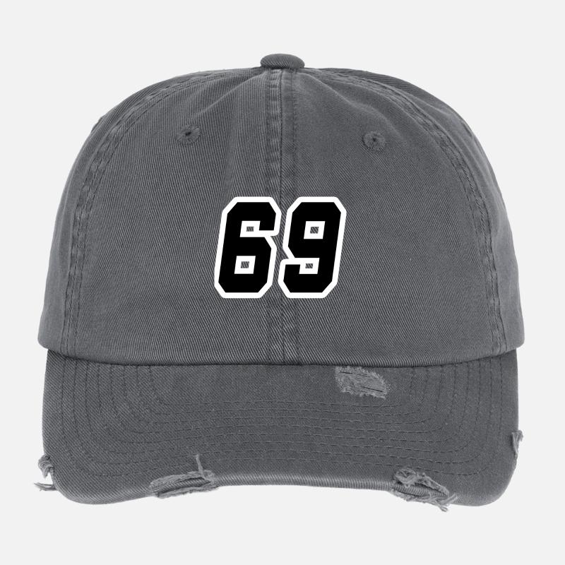 Nummer neunundsechzig 69 Flexfit Vintage Destroyed Cap