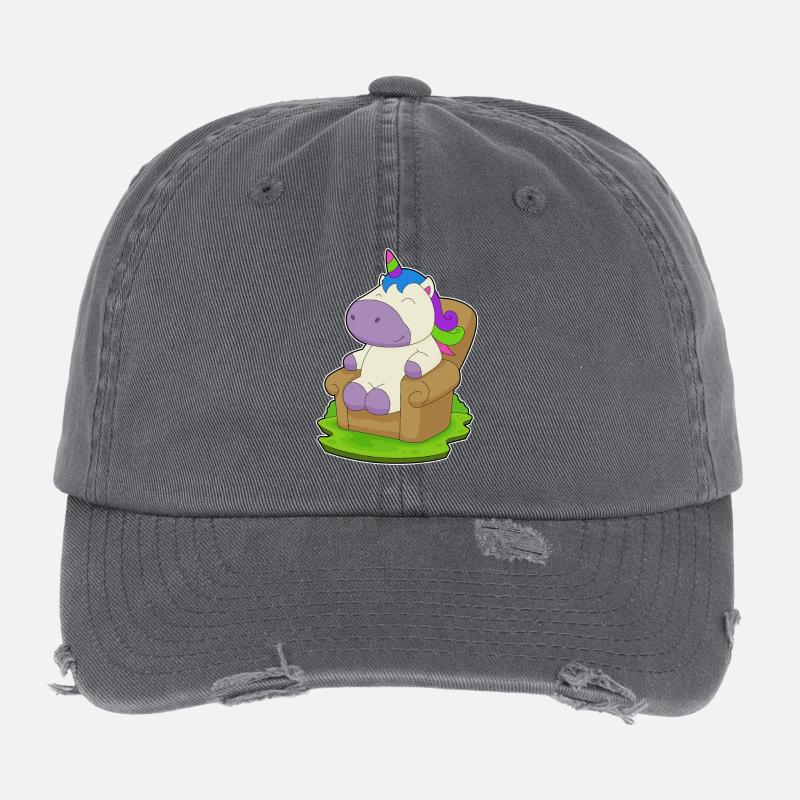 Einhorn Sessel Flexfit Vintage Destroyed Cap