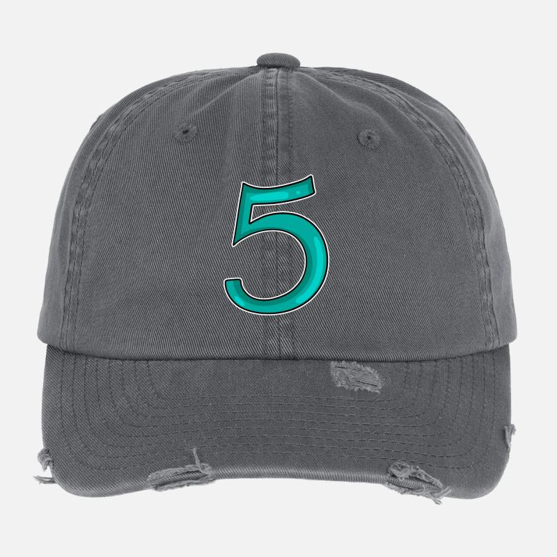 5 - Fünf Flexfit Vintage Destroyed Cap