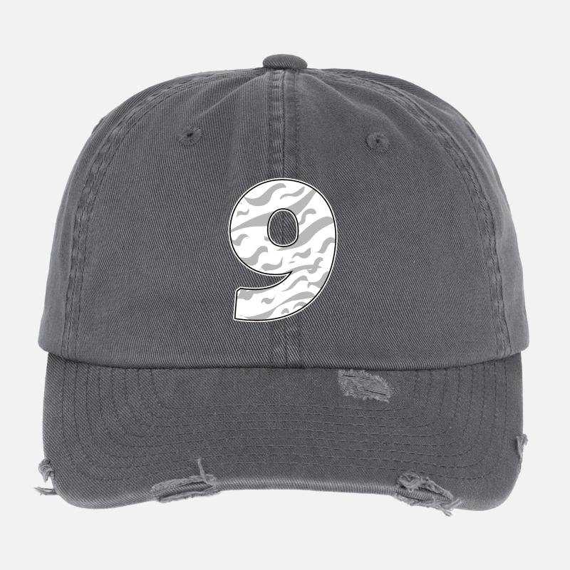 Neun - 9 Flexfit Vintage Destroyed Cap