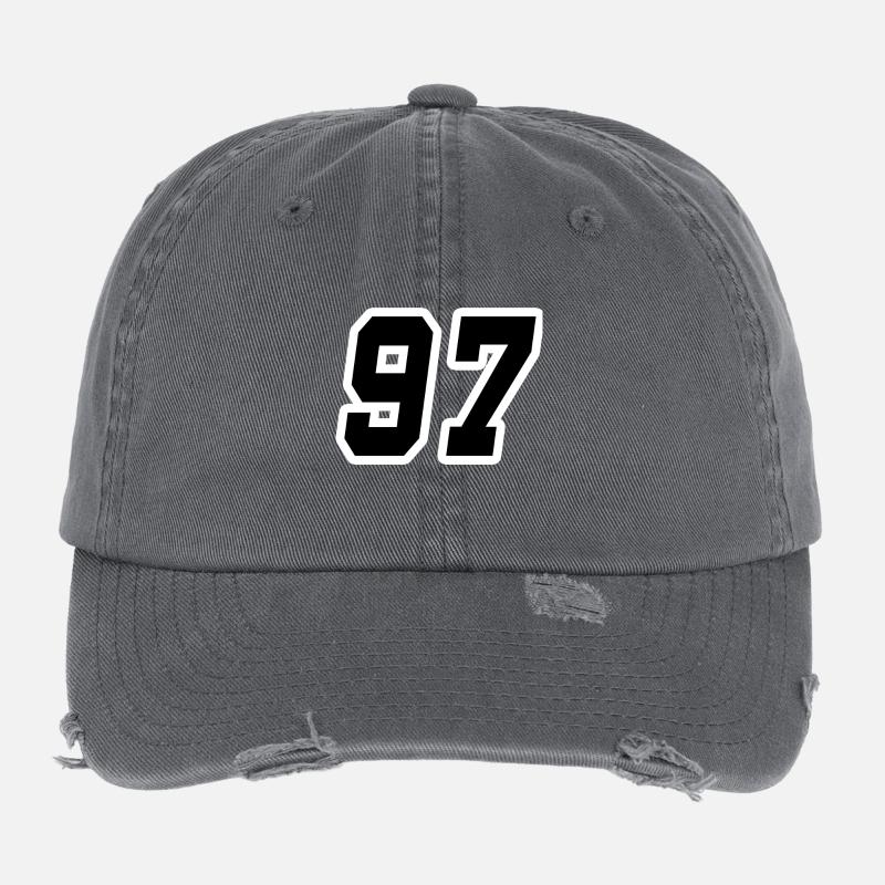 Nummer siebenundneunzig 97 Flexfit Vintage Destroyed Cap
