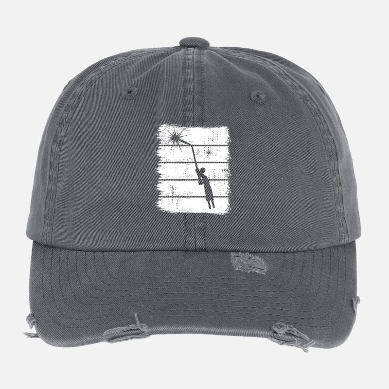 Schweißelektrode Flexfit Vintage Destroyed Cap
