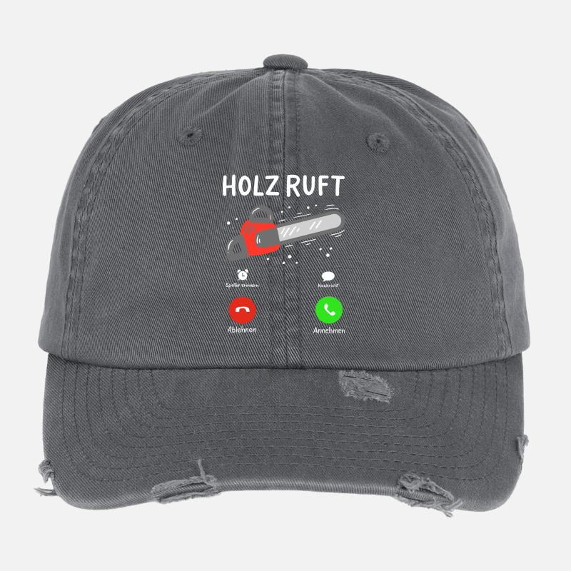 Holz Holzfäller Flexfit Vintage Destroyed Cap