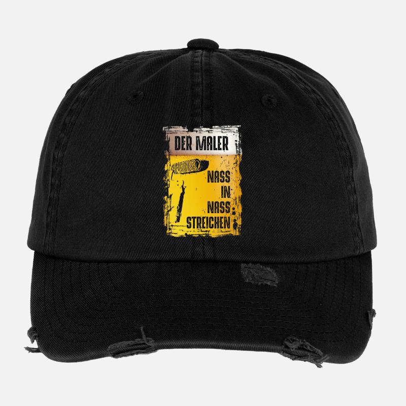 Der Maler | Nass in Nass Streichen! Flexfit Vintage Destroyed Cap