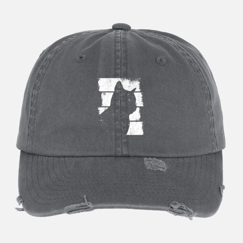 Katze Flexfit Vintage Destroyed Cap