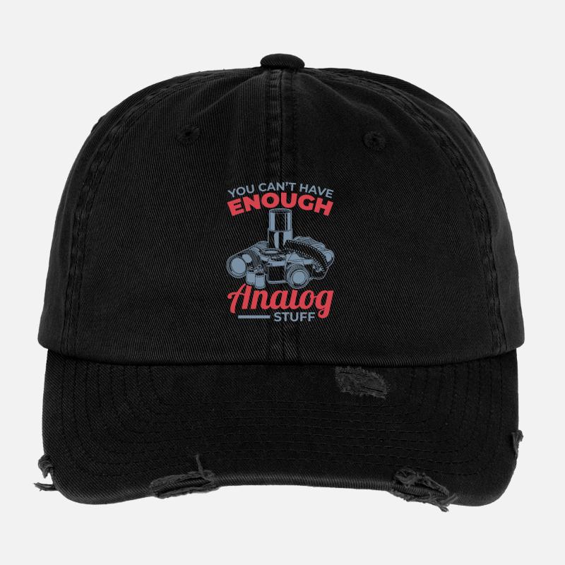 Vous ne pouvez pas avoir assez de trucs analogiques Casquette vintage effet usé Flexfit