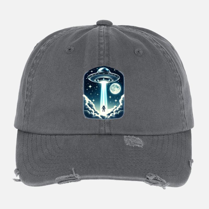 UFO-Entführung Flexfit Vintage Destroyed Cap