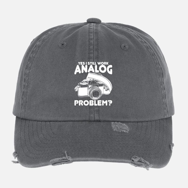 Photography Joke Flexfit Vintage Destroyed Cap