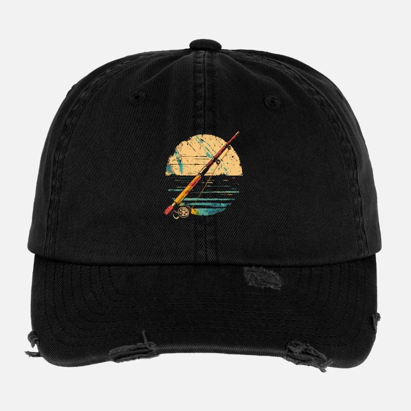 Angel Portrait Flexfit Vintage Destroyed Cap
