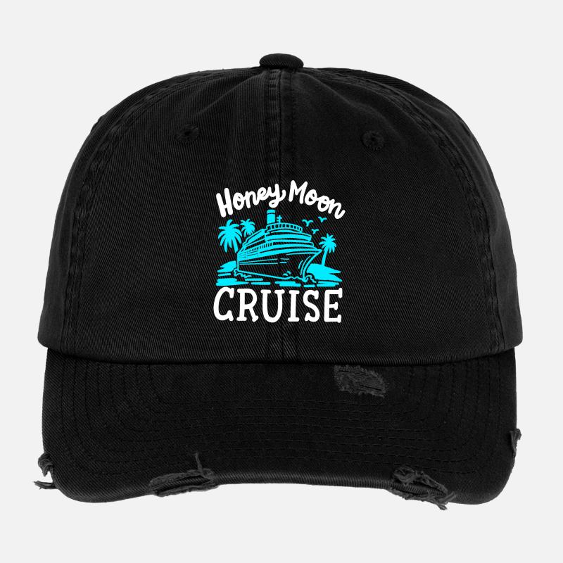 Flitterwochen Kreuzfahrt Urlaub Flexfit Vintage Destroyed Cap