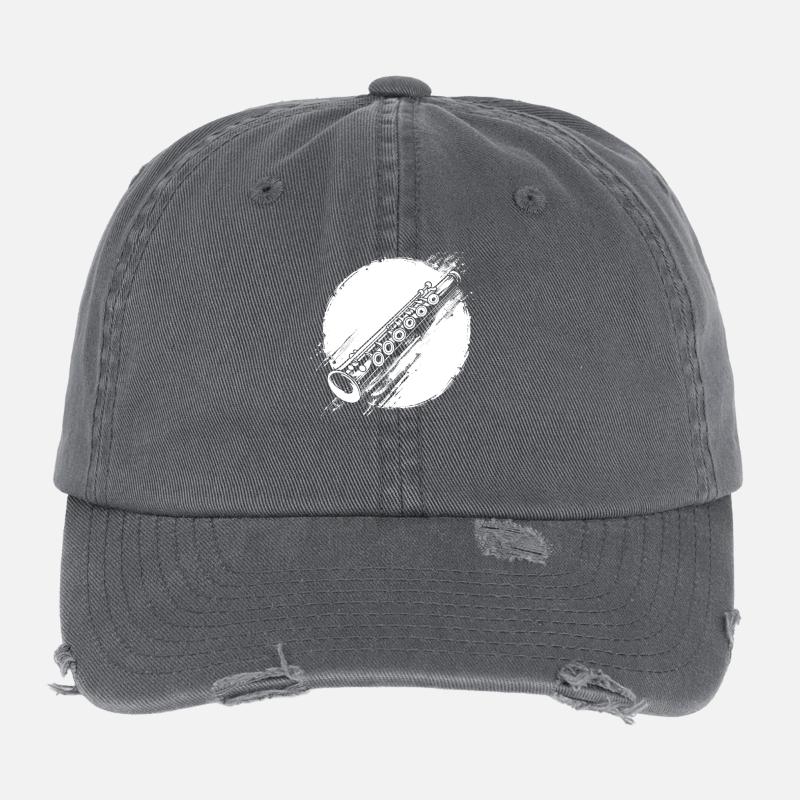 Flûte graphique Casquette vintage effet usé Flexfit
