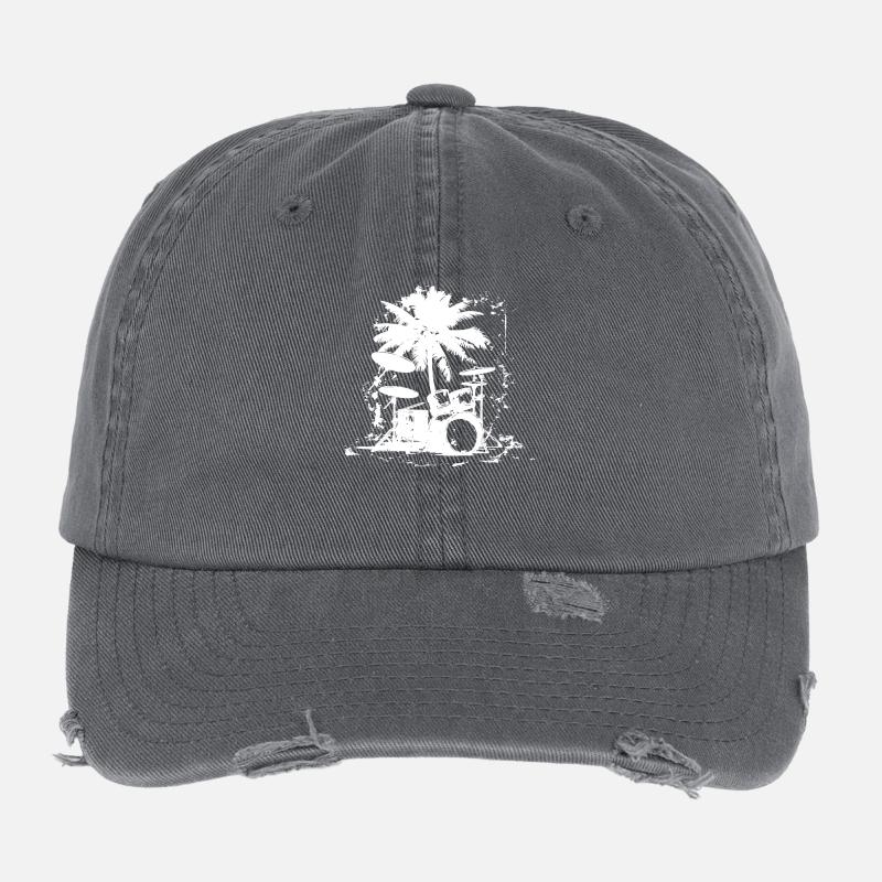 Schlagzeug Flexfit Vintage Destroyed Cap