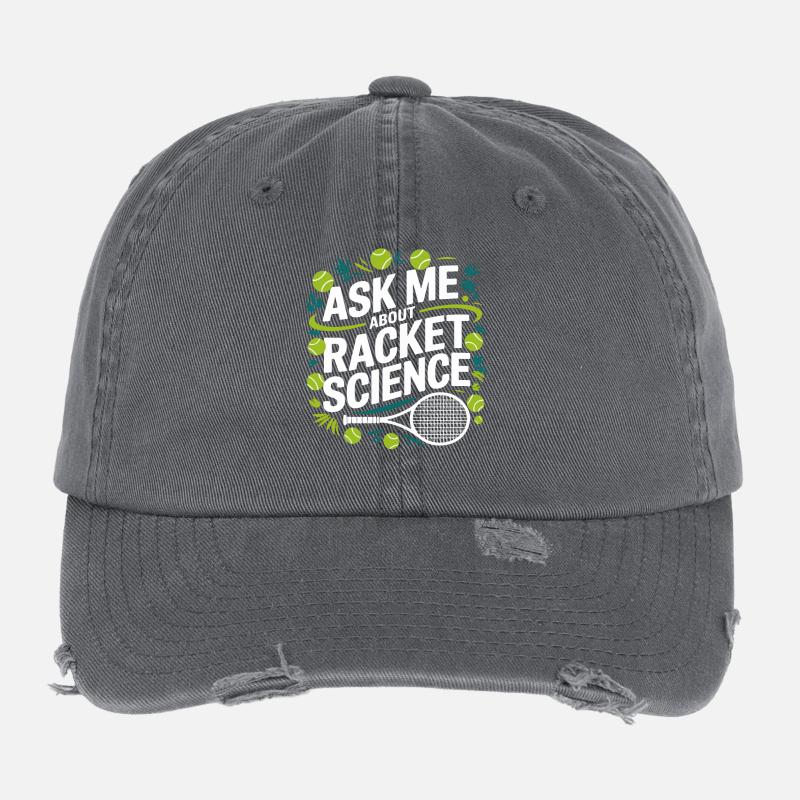 Racket Science Spruch Flexfit Vintage Destroyed Cap