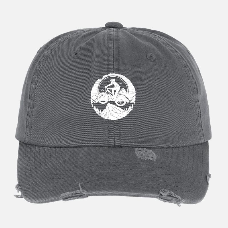 Mountainbiken Flexfit Vintage Destroyed Cap