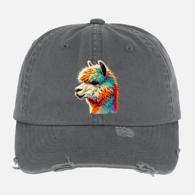 Alpaga Casquette vintage effet usé Flexfit