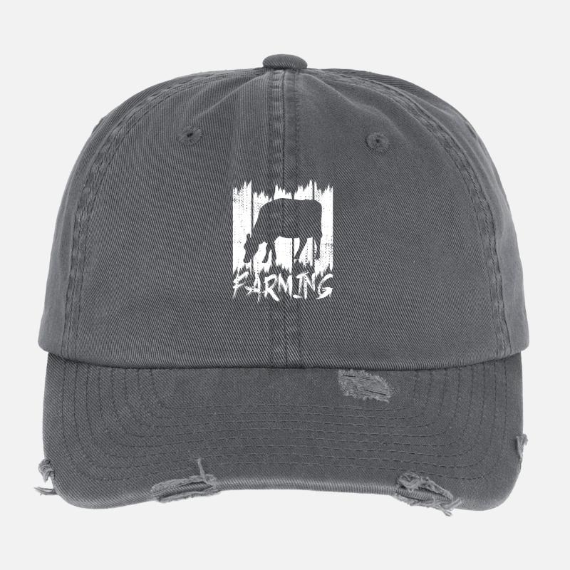 Cattle farmer Flexfit Vintage Destroyed Cap
