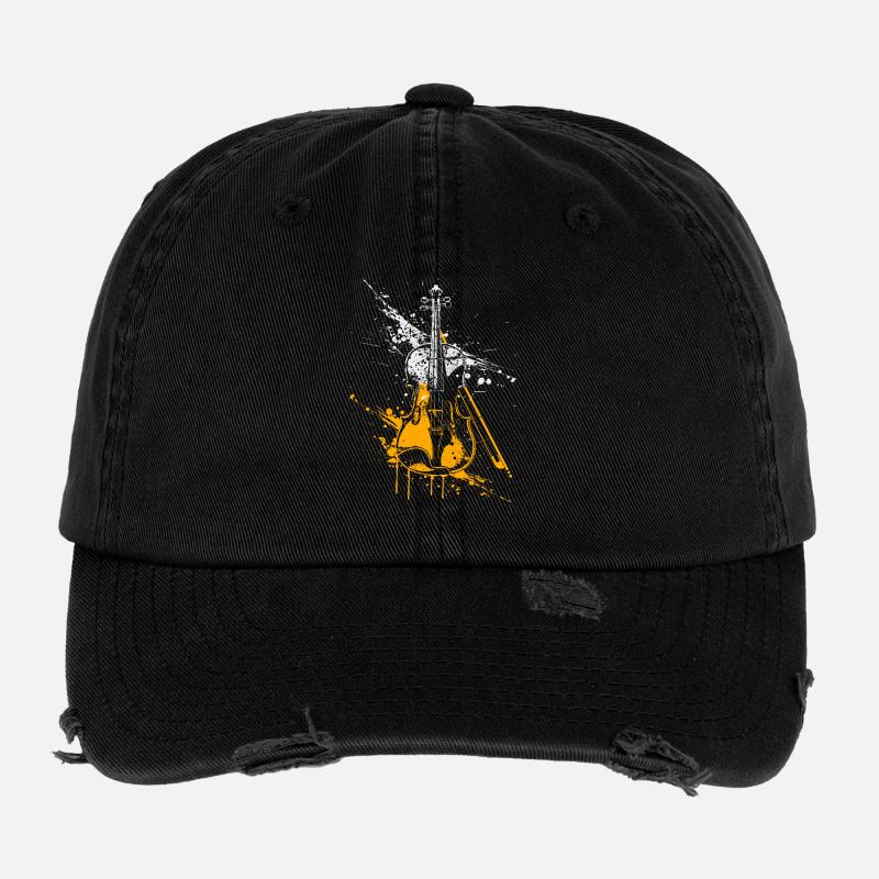 Violin Graffiti Flexfit Vintage Destroyed Cap