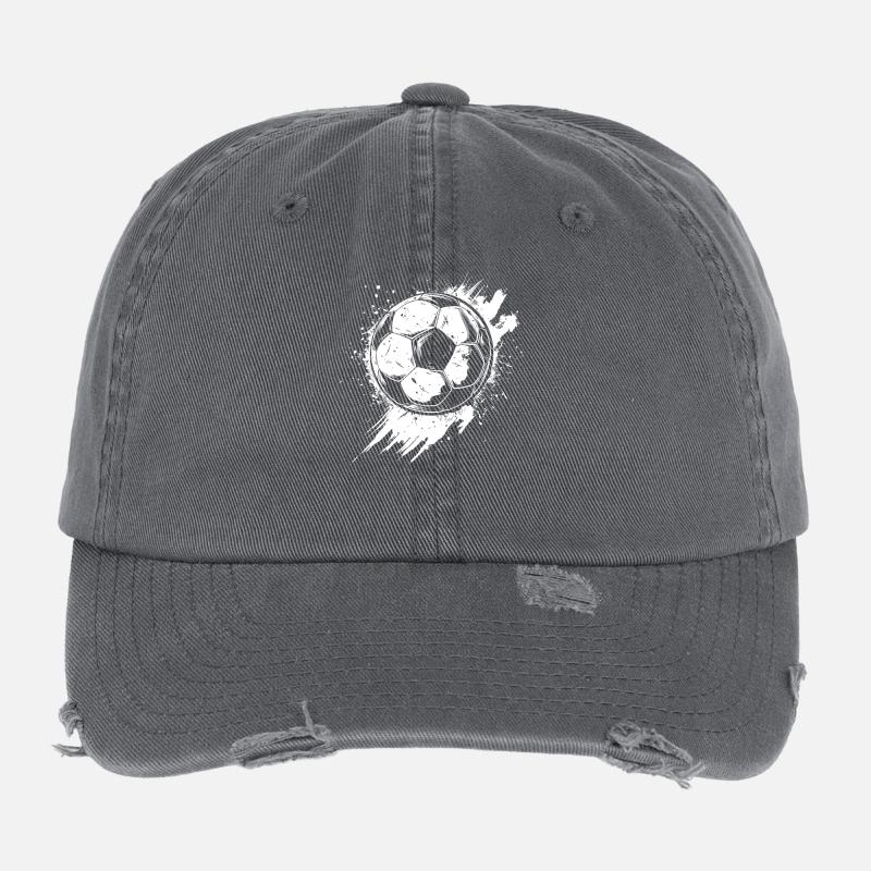Fußball Graffiti Flexfit Vintage Destroyed Cap