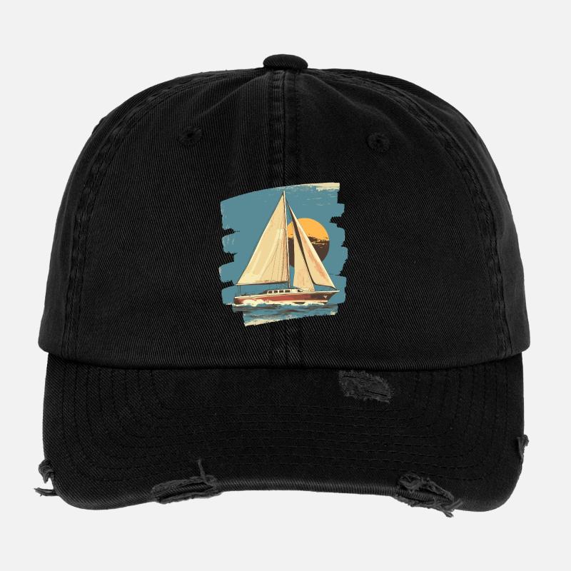 Segelboot Flexfit Vintage Destroyed Cap