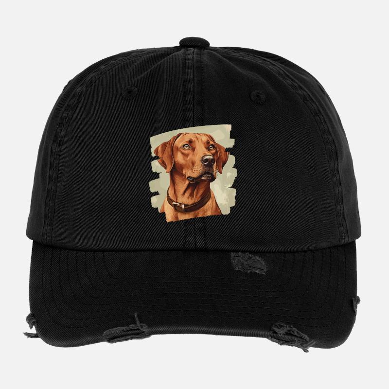 Rhodesian Ridgeback Flexfit Vintage Destroyed Cap