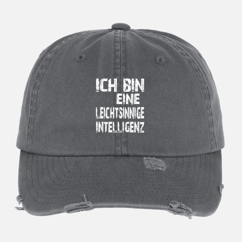L’IA dit : Je suis une intelligence téméraire Casquette vintage effet usé Flexfit