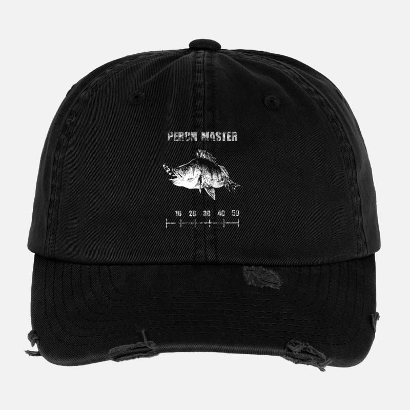 Perche Rekord - Pêche aux leurres Casquette vintage effet usé Flexfit