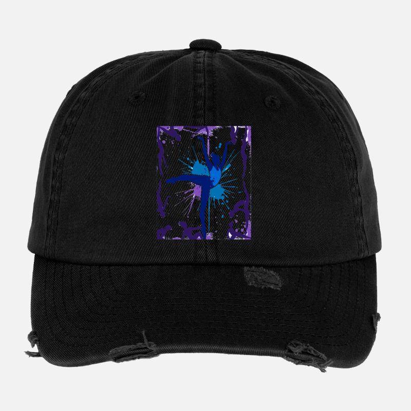 Gymnastics Gymnastics Acrobatics Artistic Gymnastics Flexfit Vintage Destroyed Cap