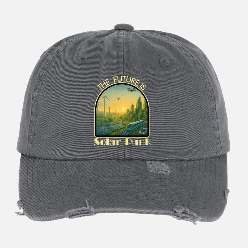 Solar_Punk2 Casquette vintage effet usé Flexfit