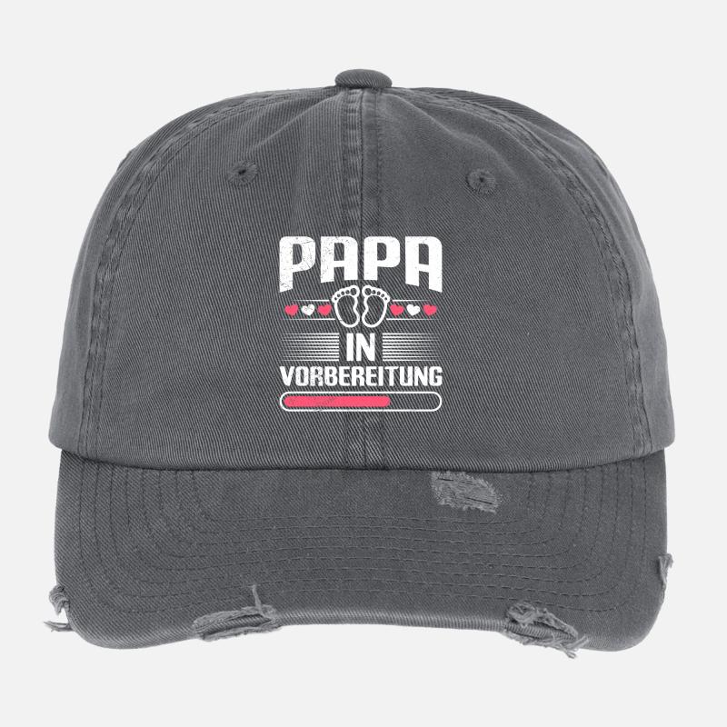 PAPA EN PRÉPARATION Paternité Drôle Casquette vintage effet usé Flexfit