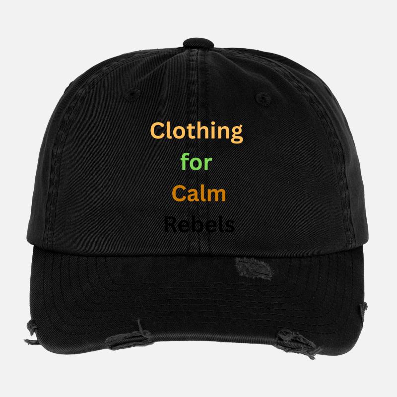 Conception typographique inspirée de la nature calme Casquette vintage effet usé Flexfit