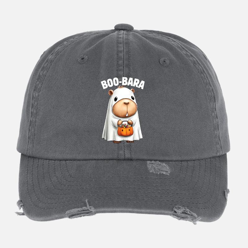 Capybara en costume d'Halloween Casquette vintage effet usé Flexfit