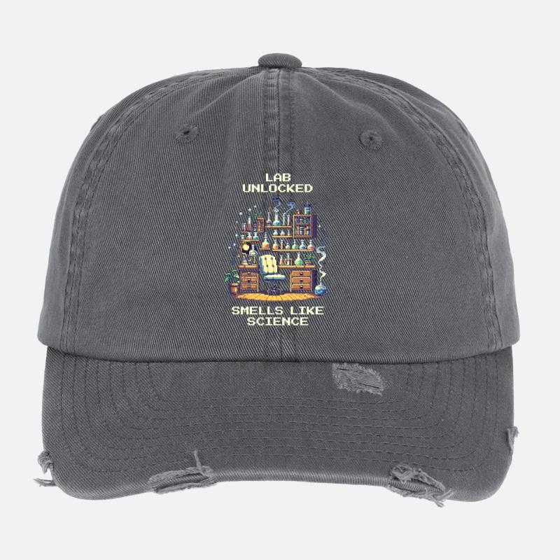 Laboratoire – Les odeurs de la science | Chimie Casquette vintage effet usé Flexfit