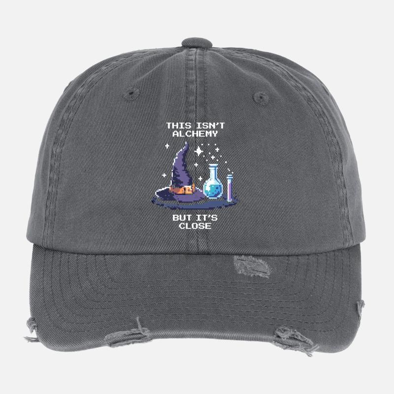 Keine Alchemie – fast dran | Chemielabor Flexfit Vintage Destroyed Cap