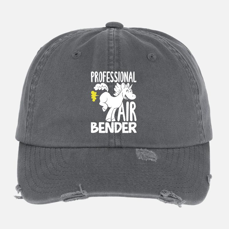 Pet public drôle et inapproprié Casquette vintage effet usé Flexfit