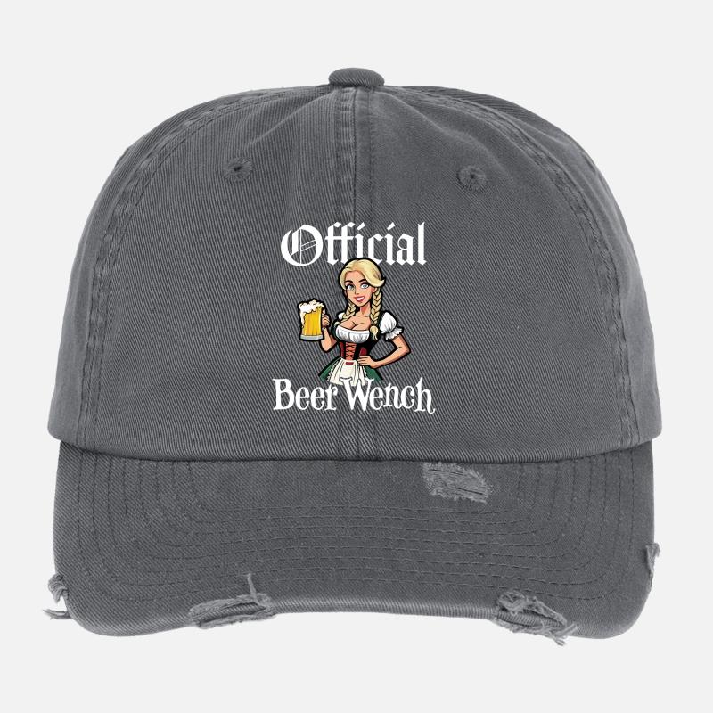 Offizielle Bierfrau Flexfit Vintage Destroyed Cap