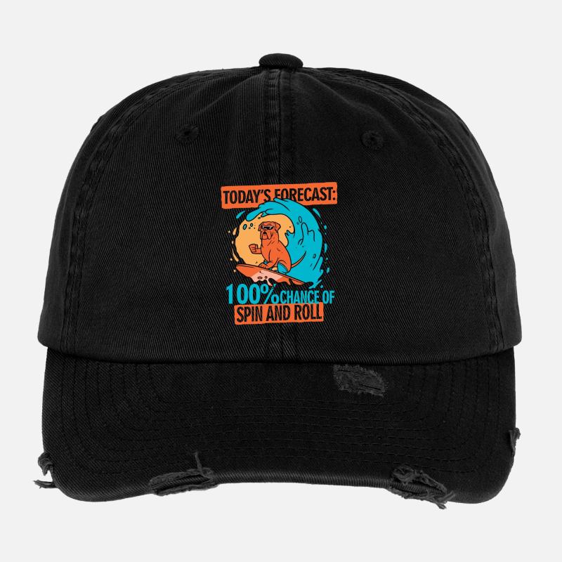 Bodyboard Bodyboarder Spin And Roll Casquette vintage effet usé Flexfit