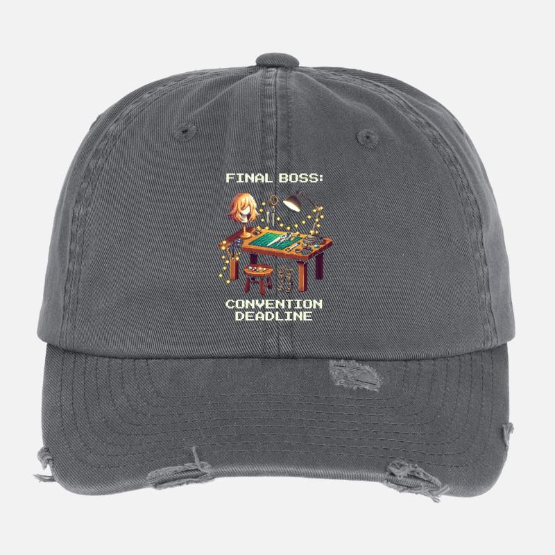 Endboss: Convention-Deadline | Cosplay Flexfit Vintage Destroyed Cap