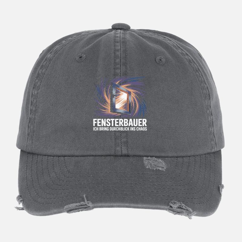 Window Maker Chaos Motif Flexfit Vintage Destroyed Cap