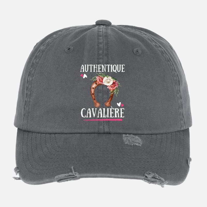 Authentischer Cavaliere Flexfit Vintage Destroyed Cap