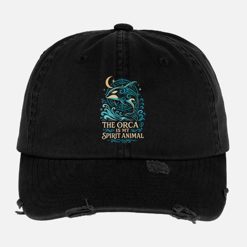 Don't worry, we've checked - not flat Flexfit Vintage Destroyed Cap