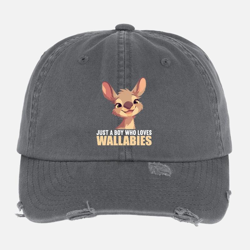 Wallabies Wallaby Casquette vintage effet usé Flexfit