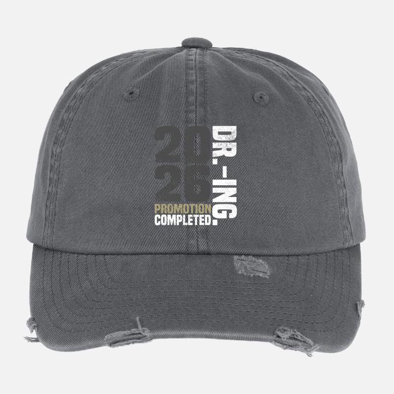 Dr. Ing. Promotion terminée Casquette vintage effet usé Flexfit