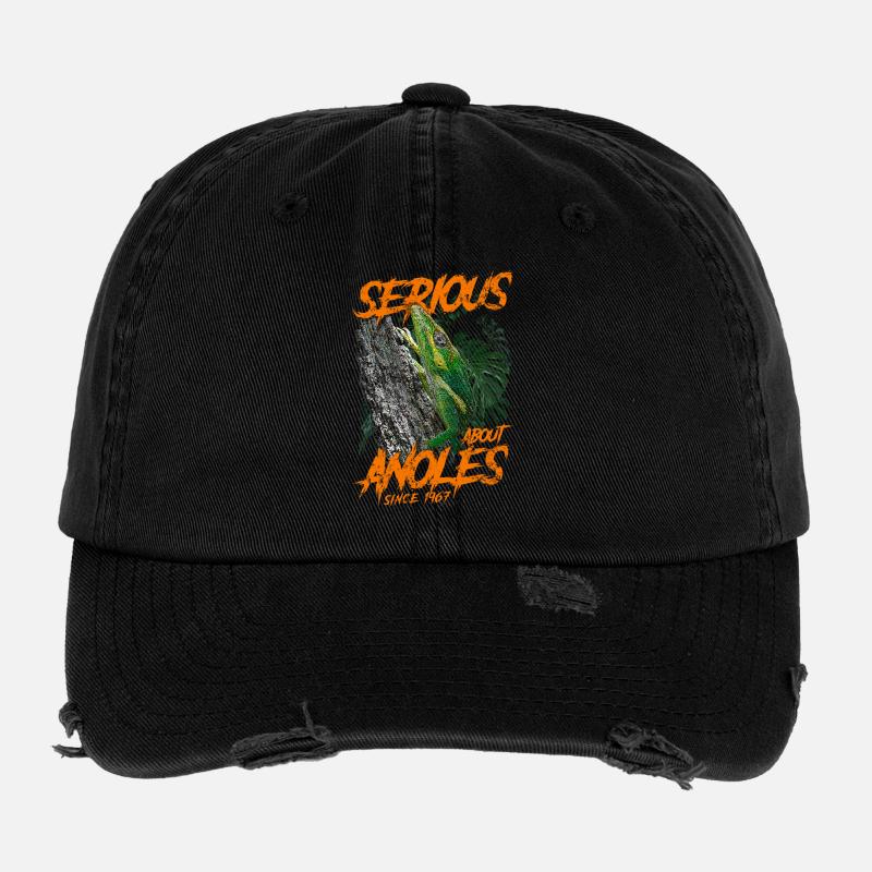 Seit 1967 ernsthaft mit dem kubanischen Ritter Anolis Flexfit Vintage Destroyed Cap