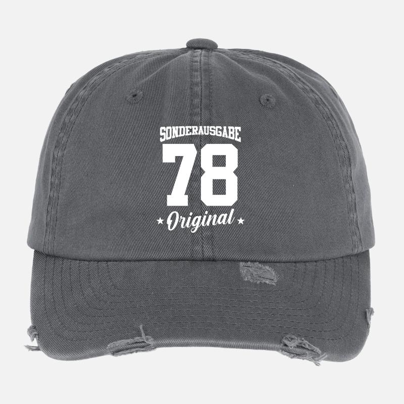78 Geburtstag Flexfit Vintage Destroyed Cap