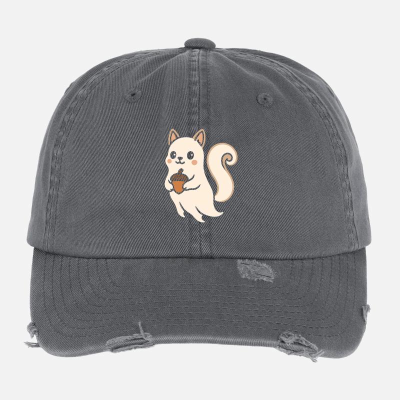 Squirrel Emmi Accent Flexfit Vintage Destroyed Cap