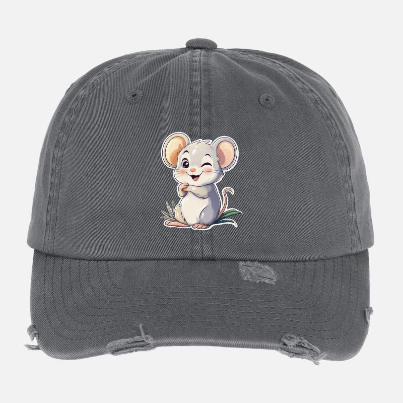 Maus Flexfit Vintage Destroyed Cap