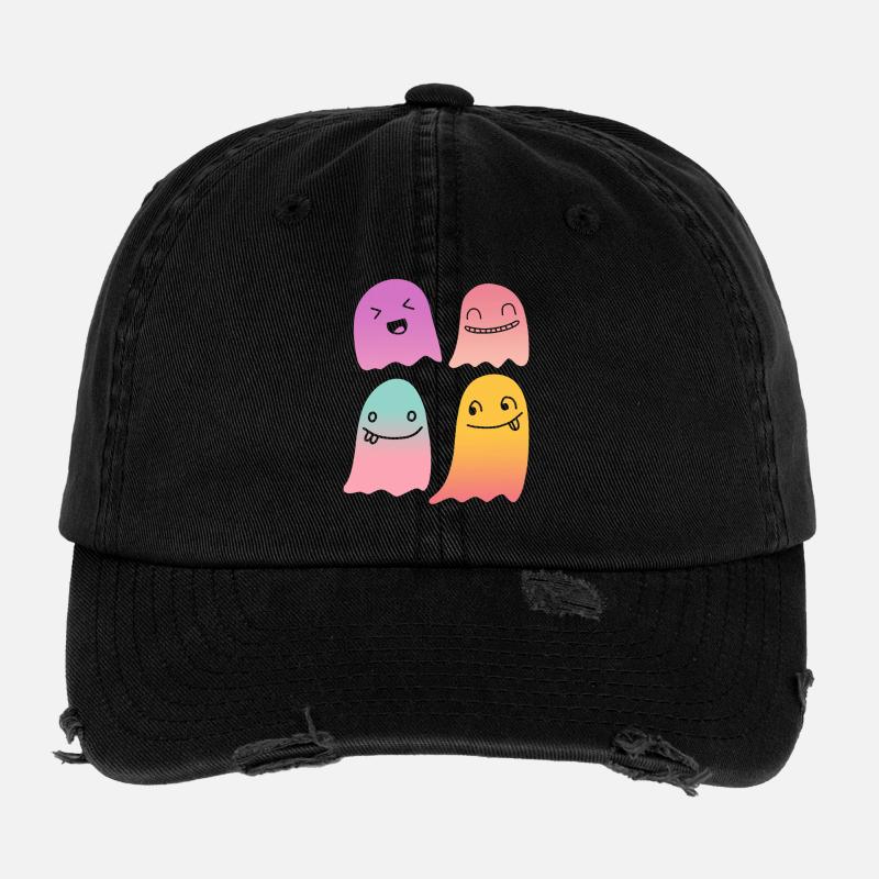 Pastel Ghosts Flexfit Vintage Destroyed Cap
